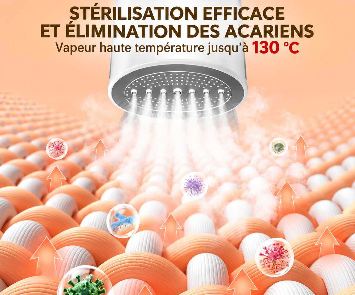 Défroisseur Vapeur Portable-Compact & Puissant